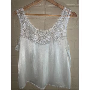 Vintage White Lace Tank Top